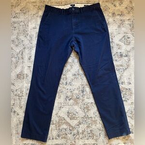 J.Crew Men's Flex Athletic Slim Deep Blue Chinos 34x30